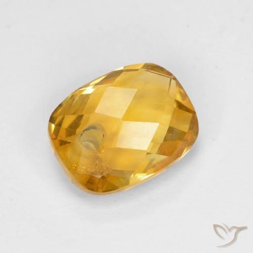 1.98克拉天然黄水晶，软垫，VS