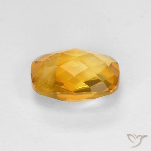 1.98克拉天然黄水晶，软垫，VS