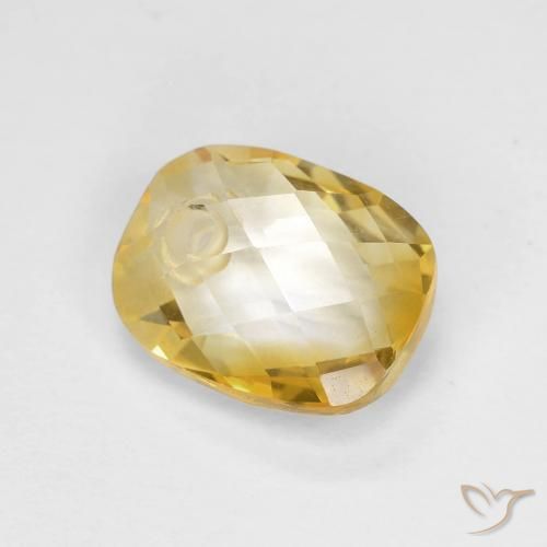 1.93克拉天然黄水晶，软垫，VVS-VS