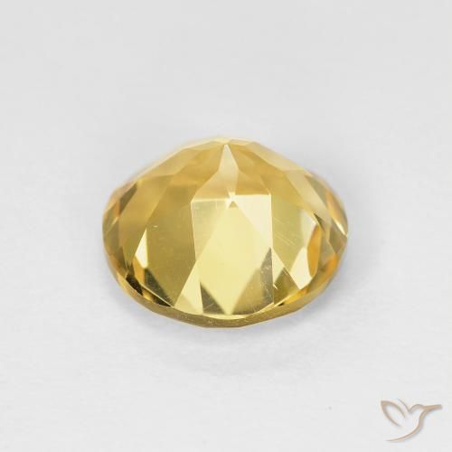 1.77克拉天然黄水晶，圆形的，VVS