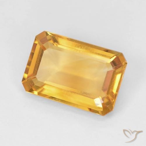 3.51克拉天然黄水晶，八边形，VVS-VS