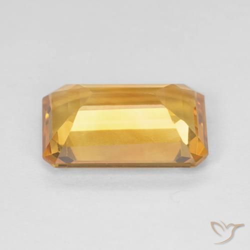 3.51克拉天然黄水晶，八边形，VVS-VS