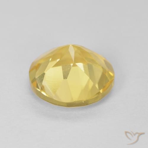 1.69克拉天然黄水晶，圆形的，VVS