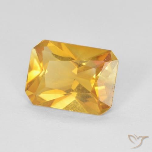 1.20克拉天然黄水晶，八边形，VVS-VS