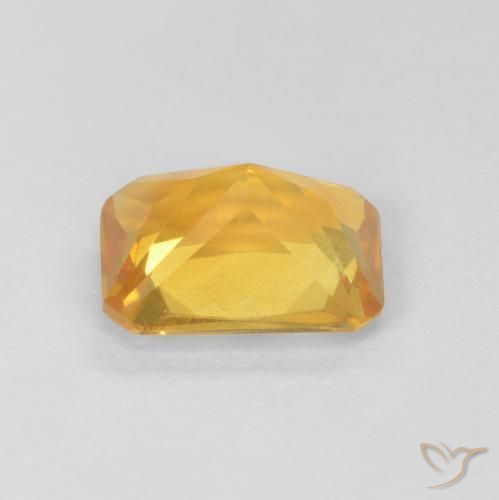 1.28克拉天然黄水晶，八边形，VVS-VS
