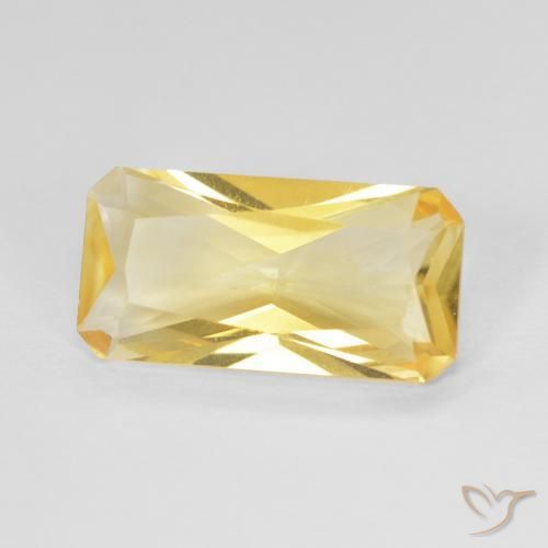 3.17克拉天然黄水晶，八边形，VVS