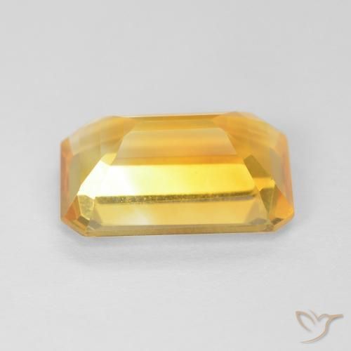 3.70克拉天然黄水晶，八边形，VVS-VS