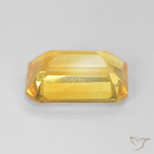 3.80克拉天然黄水晶，八边形，VVS-VS