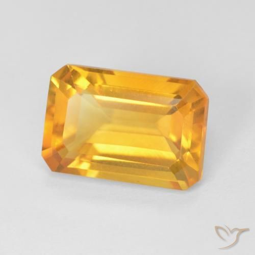 3.60克拉天然黄水晶，八边形，VVS-VS