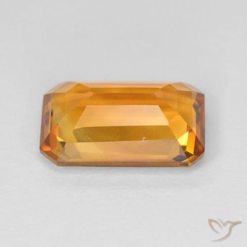 3.50克拉天然黄水晶，八边形，VVS