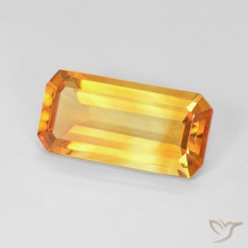 3.41克拉天然黄水晶，八边形，VVS