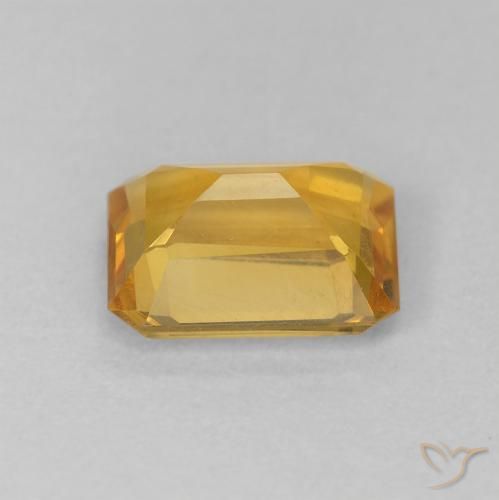 1.31克拉天然黄水晶，八边形，VVS