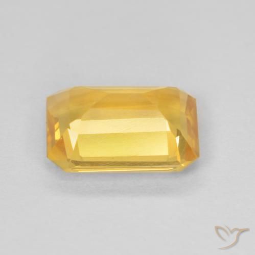 1.05克拉天然黄水晶，八边形，VS