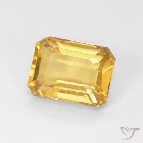 1.54克拉天然黄水晶，八边形，VVS-VS