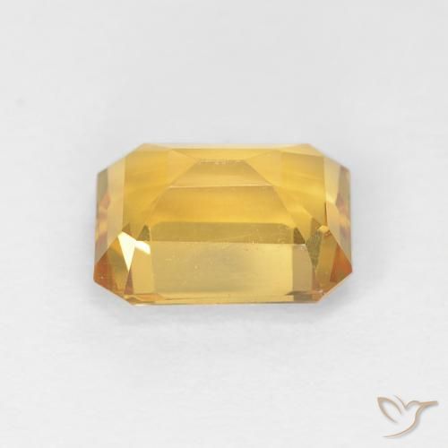 1.54克拉天然黄水晶，八边形，VVS-VS