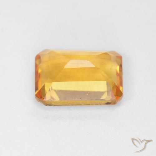 1.27克拉天然黄水晶，八边形，VVS