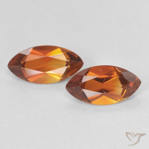 1.10克拉天然黄水晶，榄尖形，VVS