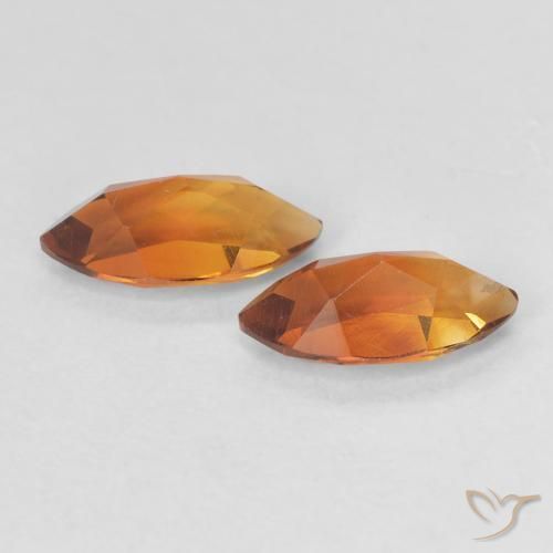1.10克拉天然黄水晶，榄尖形，VVS