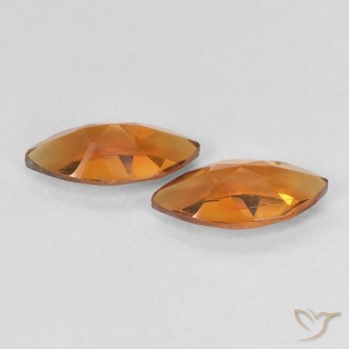 1.00克拉天然黄水晶，榄尖形，VVS-VS