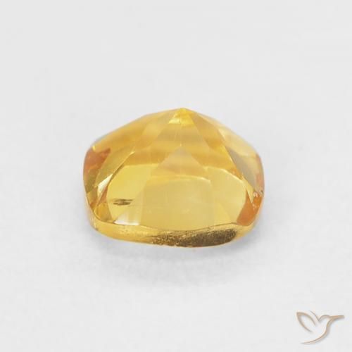 0.48克拉天然黄水晶，软垫，VS
