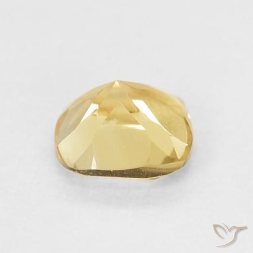 0.52克拉天然黄水晶，软垫，VVS-VS