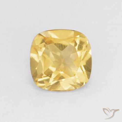 0.48ct 天然 金橙色 黄水晶, 软垫, VVS