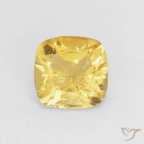 0.53ct 天然 中金 黄水晶, 软垫, VS