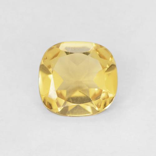 0.37ct 天然 托斯卡纳黄 黄水晶, 软垫, VVS