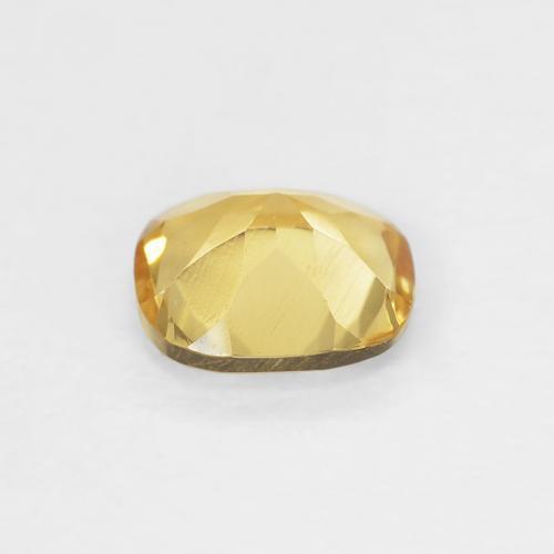0.37克拉天然黄水晶，软垫，VVS