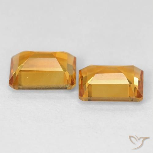 2.91克拉天然黄水晶，八边形，VVS-VS