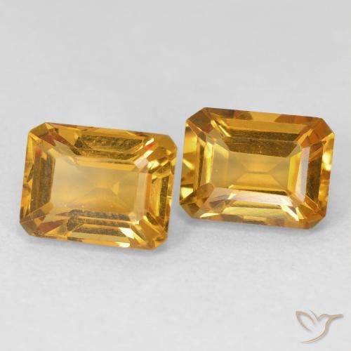 3.19克拉天然黄水晶，八边形，VVS-VS