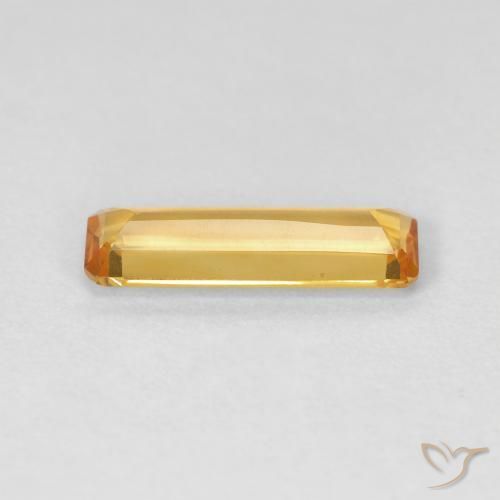 1.02克拉天然黄水晶，八边形，VVS-VS