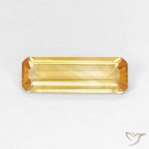 1.14克拉天然黄水晶，八边形，VVS-VS