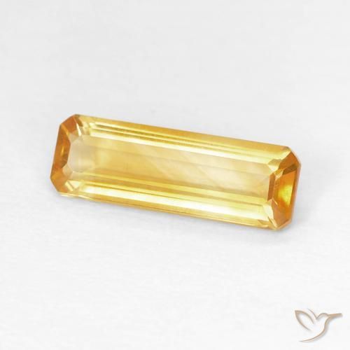 1.14克拉天然黄水晶，八边形，VVS-VS