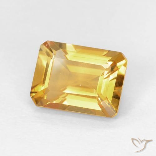 1.49克拉天然黄水晶，八边形，VVS