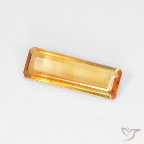 1.01克拉天然黄水晶，八边形，VVS-VS