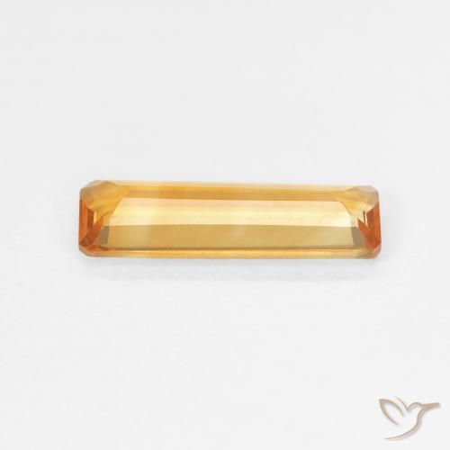 1.01克拉天然黄水晶，八边形，VVS-VS