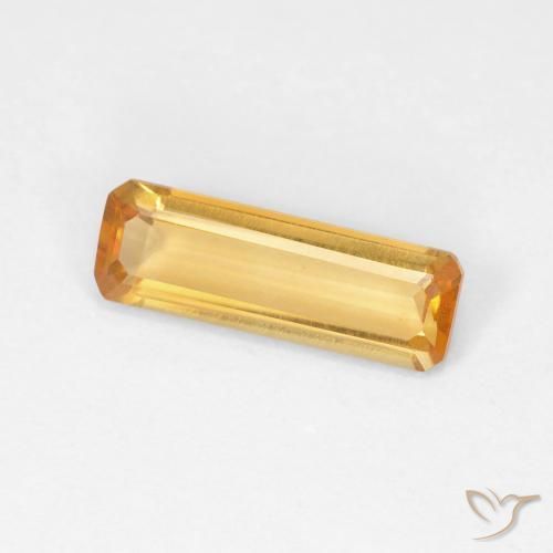 1.12克拉天然黄水晶，八边形，VVS-VS
