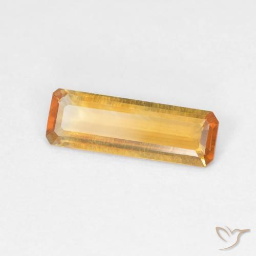 0.93克拉天然黄水晶，八边形，VVS-VS
