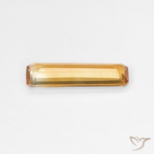 0.93克拉天然黄水晶，八边形，VVS-VS