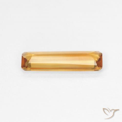 0.97克拉天然黄水晶，八边形，VVS-VS