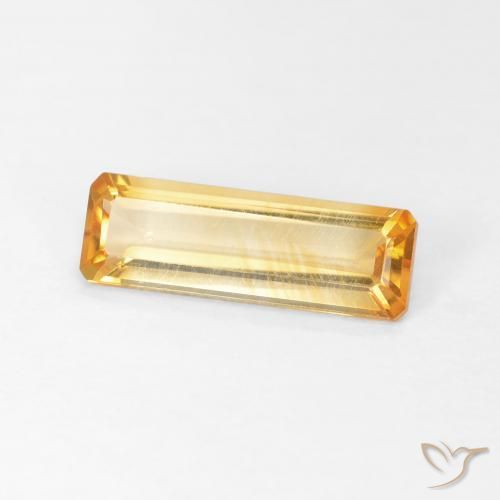 1.26克拉天然黄水晶，八边形，VVS-VS