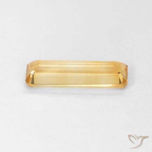 1.26克拉天然黄水晶，八边形，VVS-VS