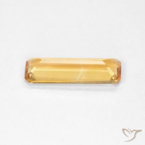 1.04克拉天然黄水晶，八边形，VVS-VS