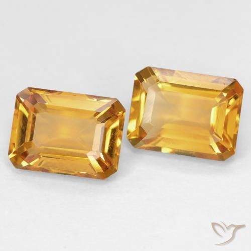 3.03克拉天然黄水晶，八边形，VVS