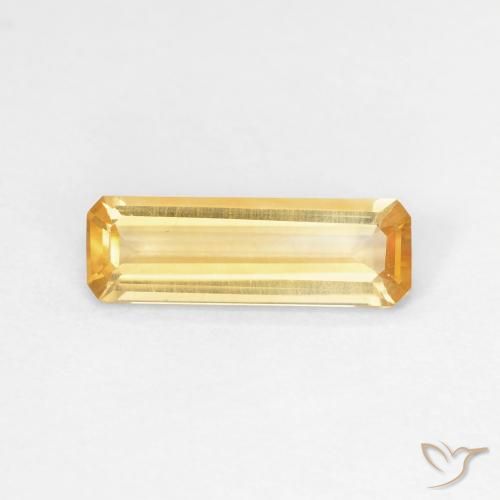 1.06ct 天然 深金橙色 黄水晶, 祖母绿式切割, VVS-VS