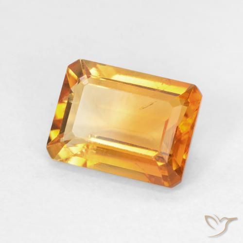 1.50克拉天然黄水晶，八边形，VVS-VS
