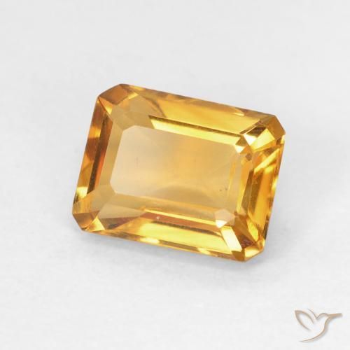 1.49克拉天然黄水晶，八边形，VVS-VS