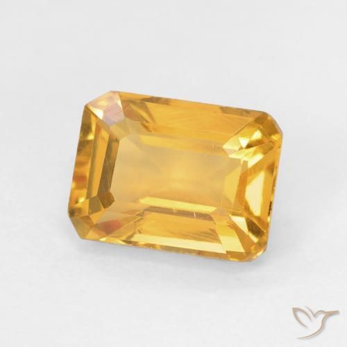 1.74克拉天然黄水晶，八边形，VVS-VS