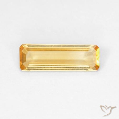 1.03ct 天然 顶级金牌 黄水晶, 祖母绿式切割, VVS-VS